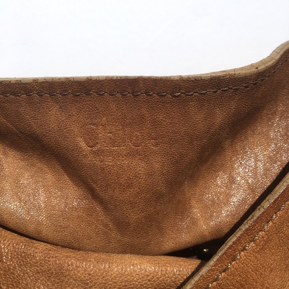 Chloe Paddington Leather Brown Crossbody Bag - Picture 6 of 8